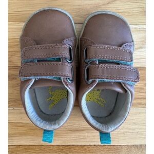 Ten Little Everyday Original Toddler Sneaker Shoes in Mocha Brown